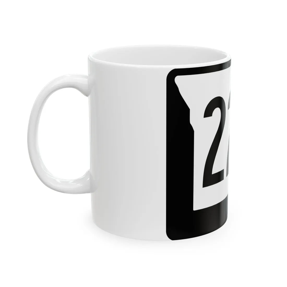 MO-224 (Missouri) (Road Sign) White Coffee Mug - Go Mug Yourself
