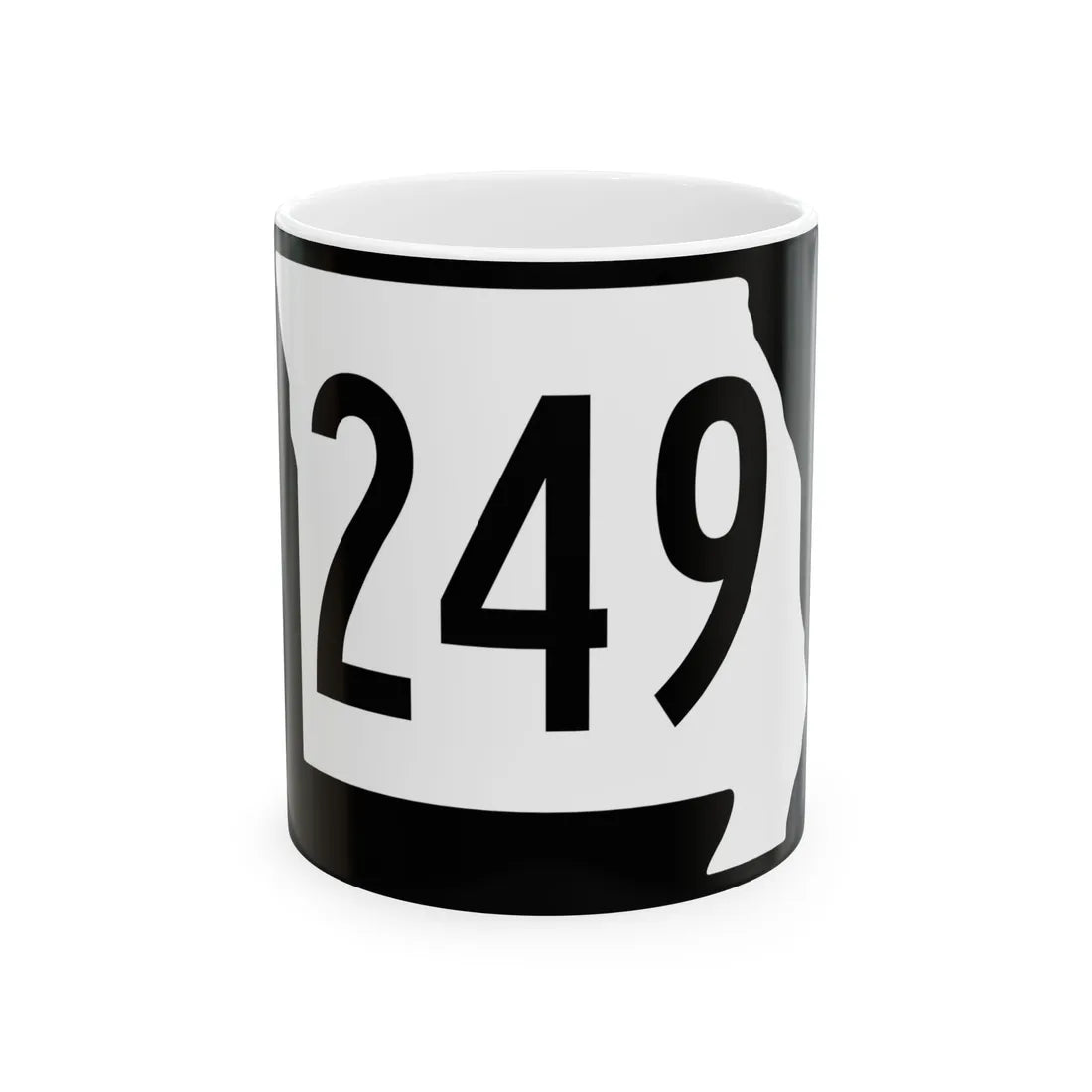 MO-249 (Missouri) (Road Sign) White Coffee Mug 11oz - Go Mug Yourself