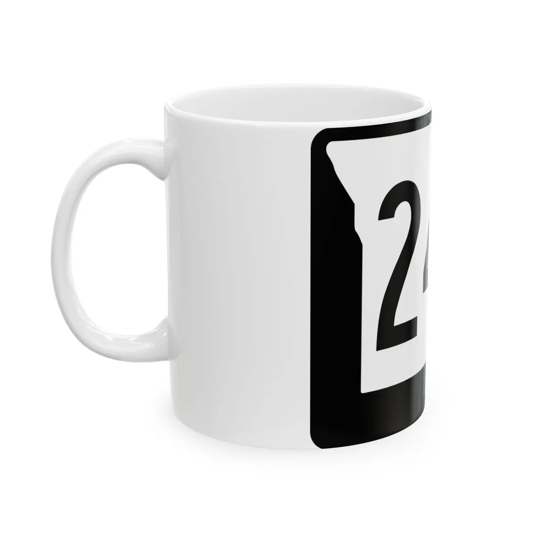 MO-249 (Missouri) (Road Sign) White Coffee Mug - Go Mug Yourself