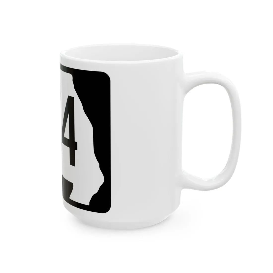 MO-254 (Missouri) (Road Sign) White Coffee Mug - Go Mug Yourself