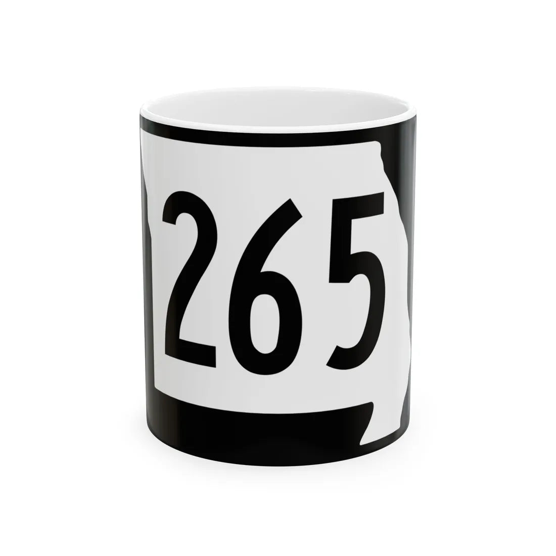MO-265 (Missouri) (Road Sign) White Coffee Mug 11oz - Go Mug Yourself