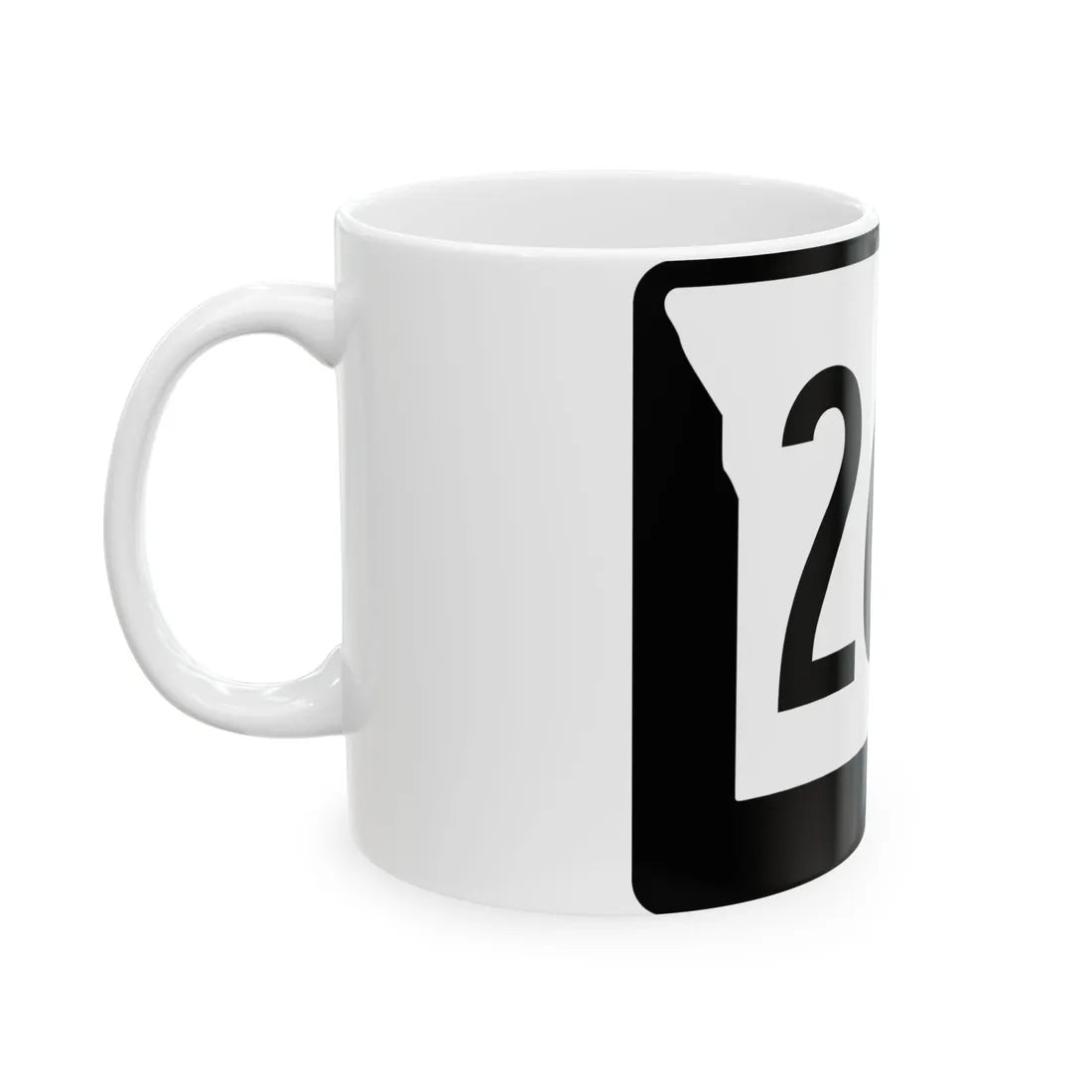 MO-265 (Missouri) (Road Sign) White Coffee Mug - Go Mug Yourself