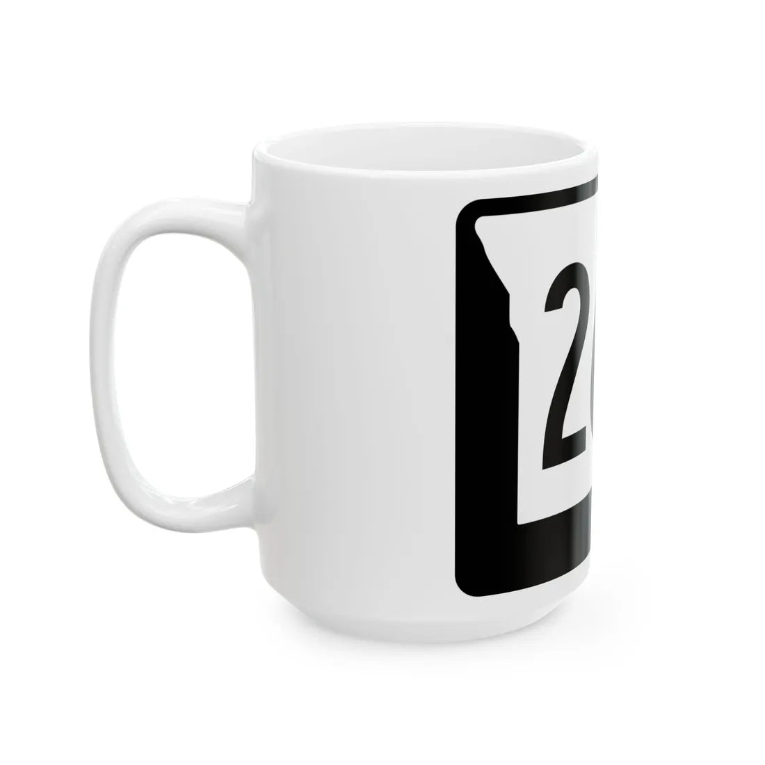MO-265 (Missouri) (Road Sign) White Coffee Mug - Go Mug Yourself