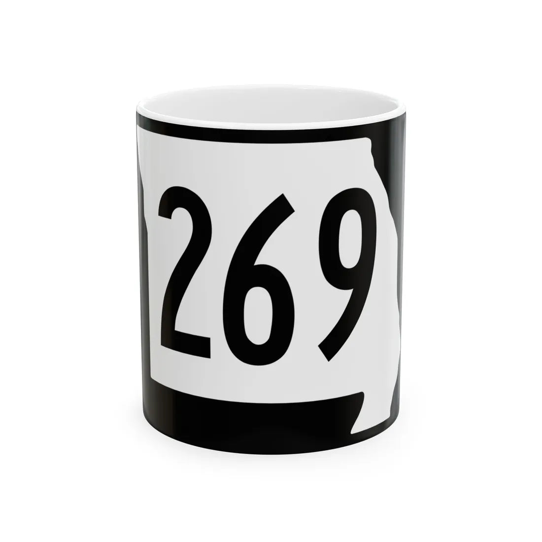 MO-269 (Missouri) (Road Sign) White Coffee Mug 11oz - Go Mug Yourself