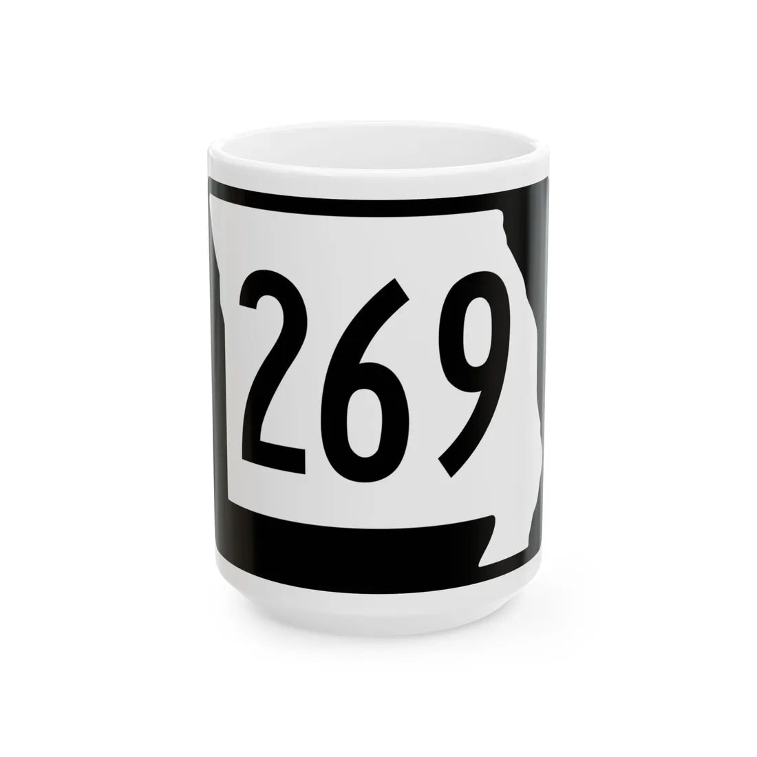 MO-269 (Missouri) (Road Sign) White Coffee Mug 15oz - Go Mug Yourself