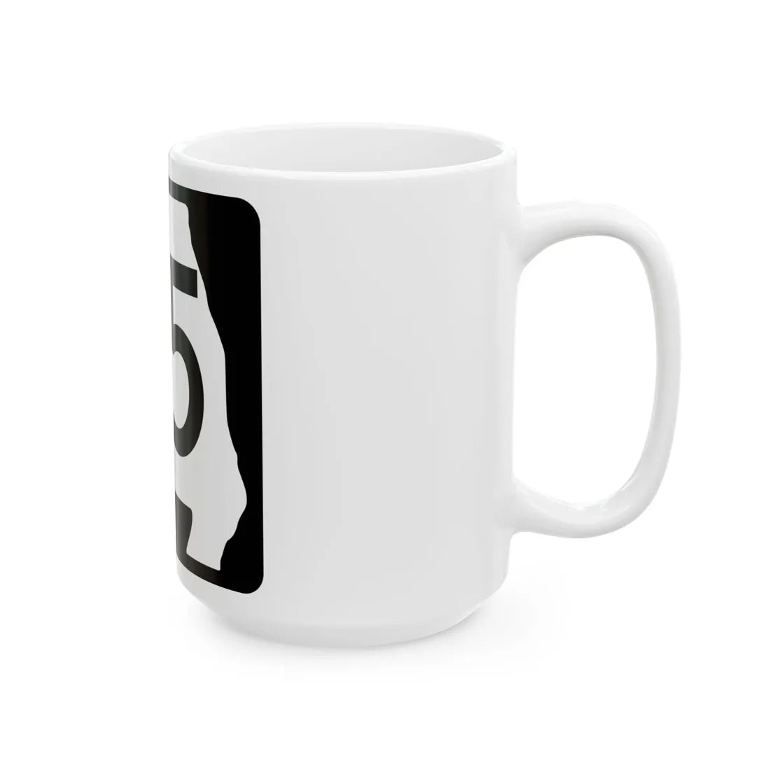 MO-35 (Missouri) (Road Sign) White Coffee Mug - Go Mug Yourself