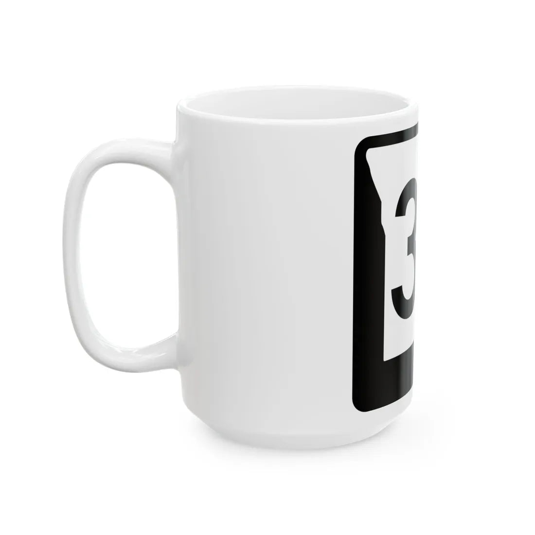 MO-36 (Missouri) (Road Sign) White Coffee Mug - Go Mug Yourself