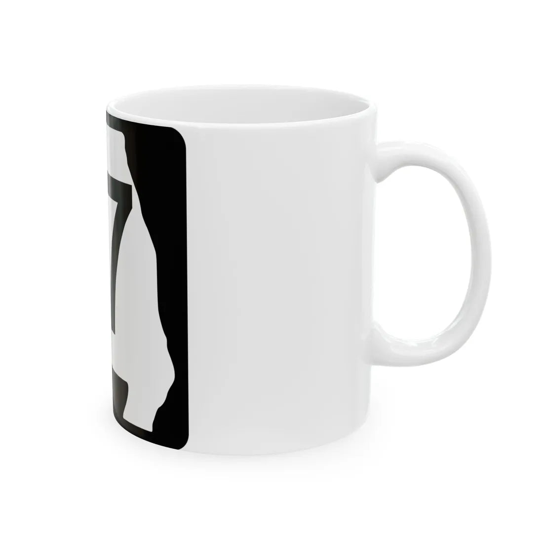 MO-37 (Missouri) (Road Sign) White Coffee Mug - Go Mug Yourself