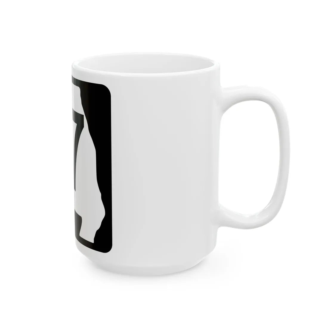 MO-37 (Missouri) (Road Sign) White Coffee Mug - Go Mug Yourself