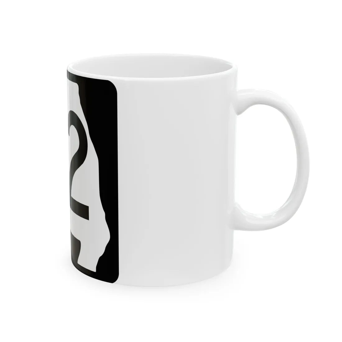 MO-42 (Missouri) (Road Sign) White Coffee Mug - Go Mug Yourself