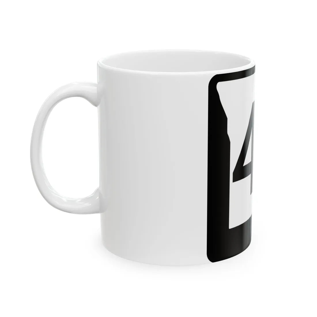 MO-43 (Missouri) (Road Sign) White Coffee Mug - Go Mug Yourself