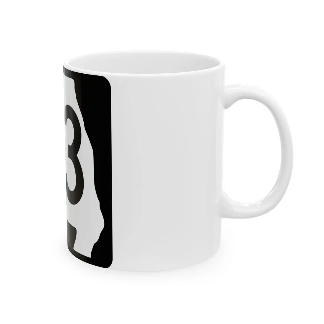 MO-43 (Missouri) (Road Sign) White Coffee Mug - Go Mug Yourself