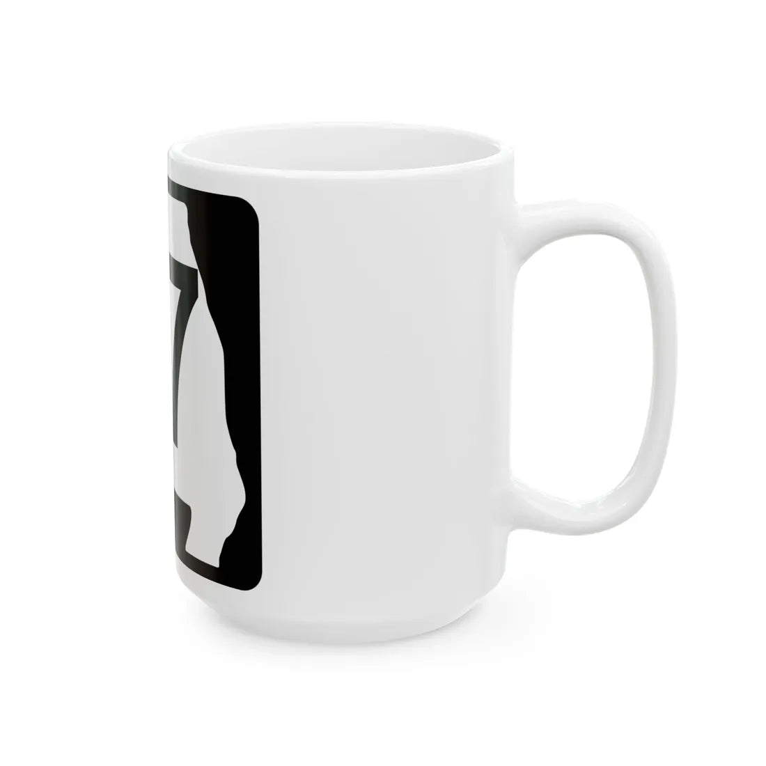 MO-47 (Missouri) (Road Sign) White Coffee Mug - Go Mug Yourself