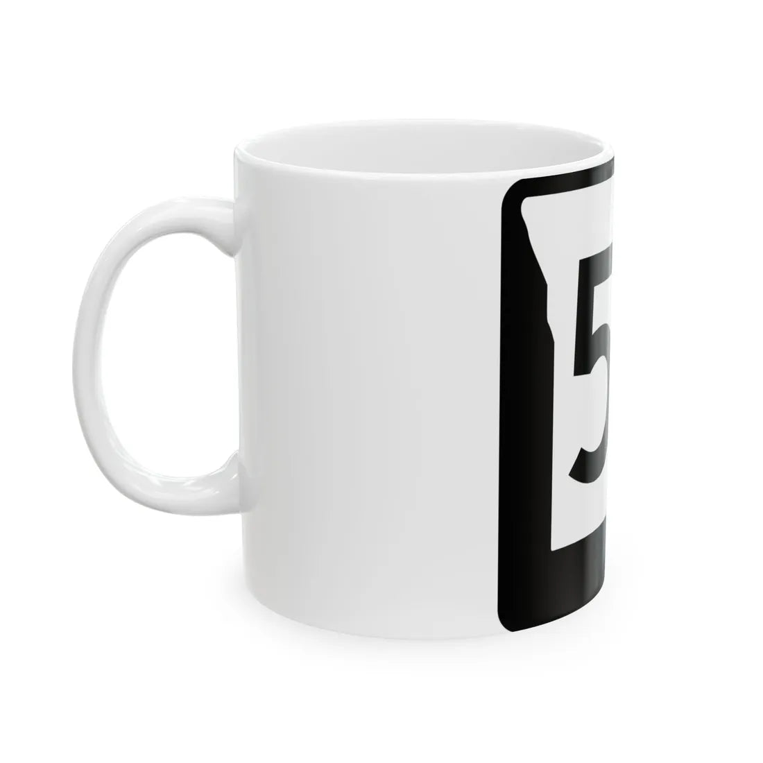 MO-59 (Missouri) (Road Sign) White Coffee Mug - Go Mug Yourself
