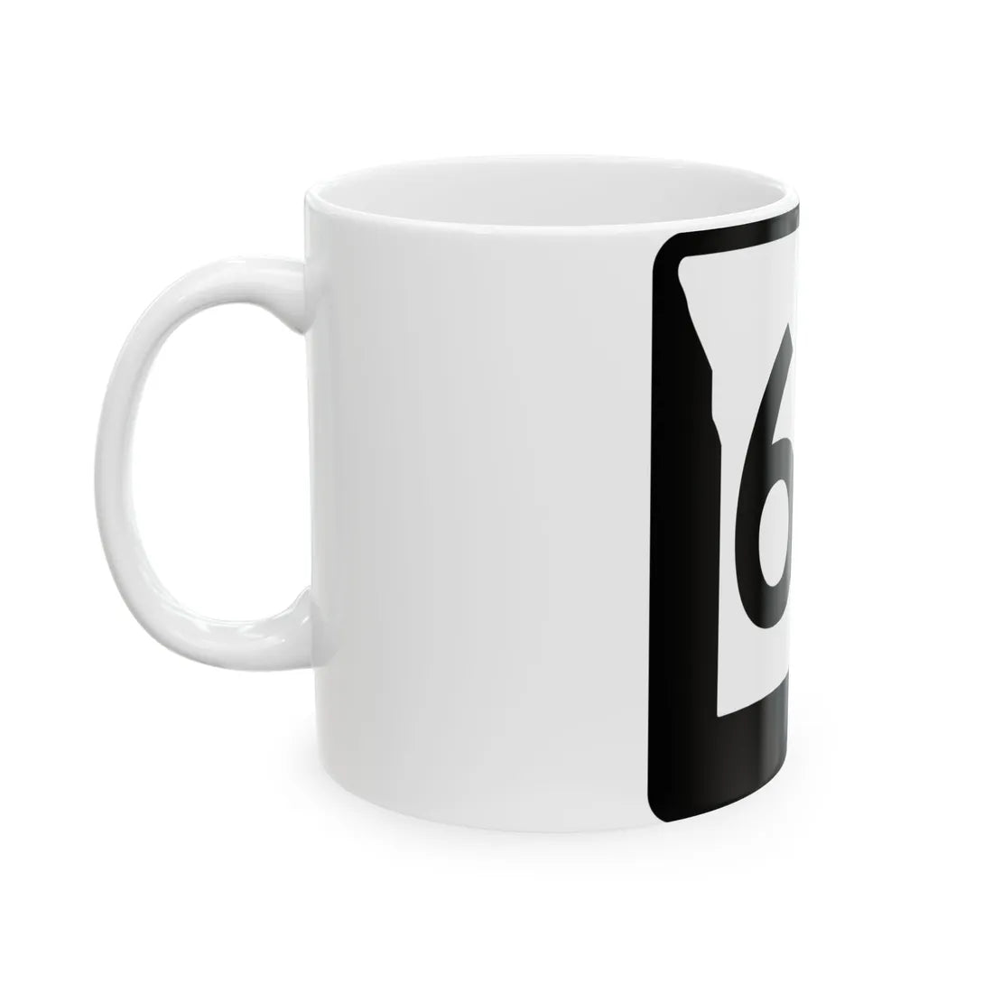 MO-64 (Missouri) (Road Sign) White Coffee Mug - Go Mug Yourself
