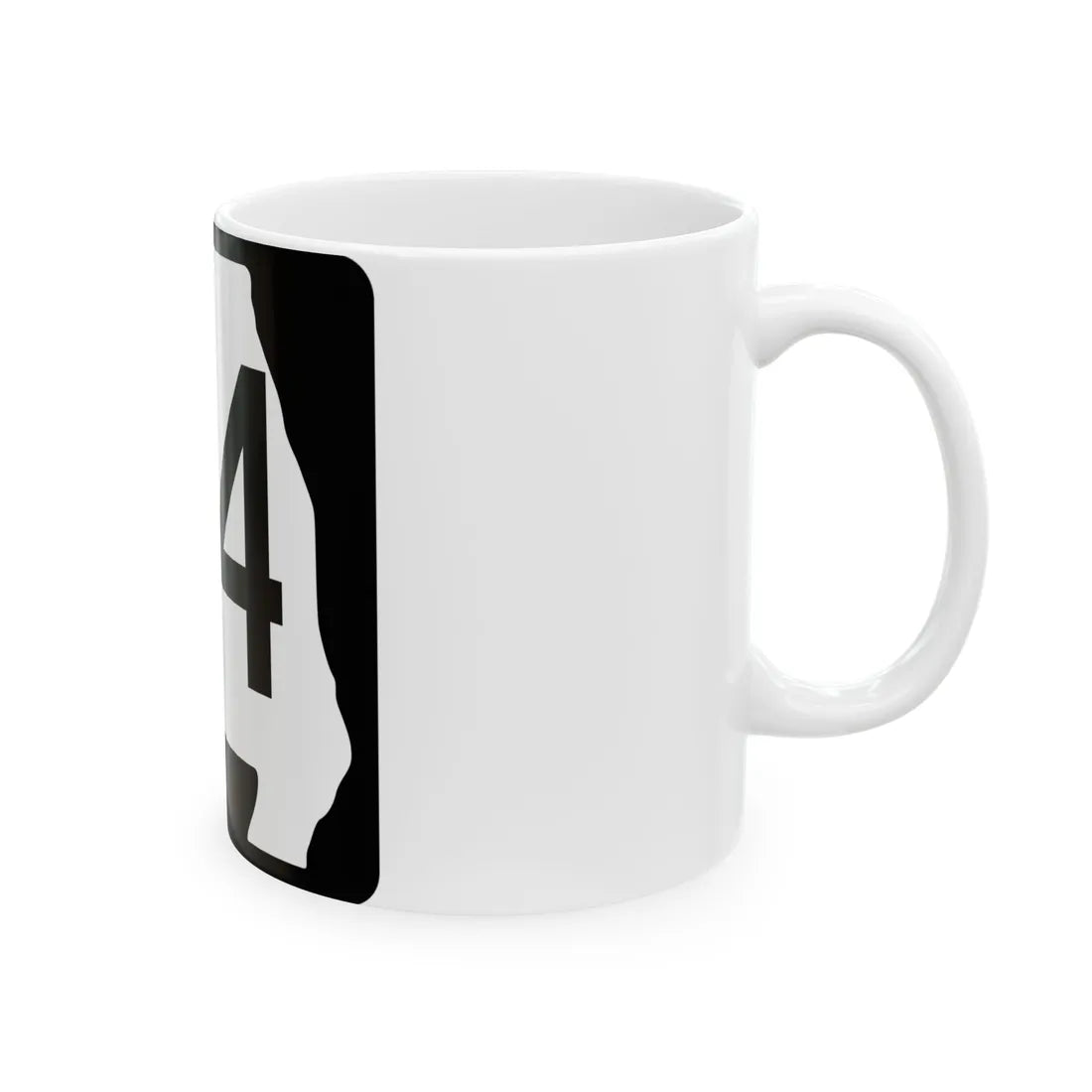 MO-64 (Missouri) (Road Sign) White Coffee Mug - Go Mug Yourself