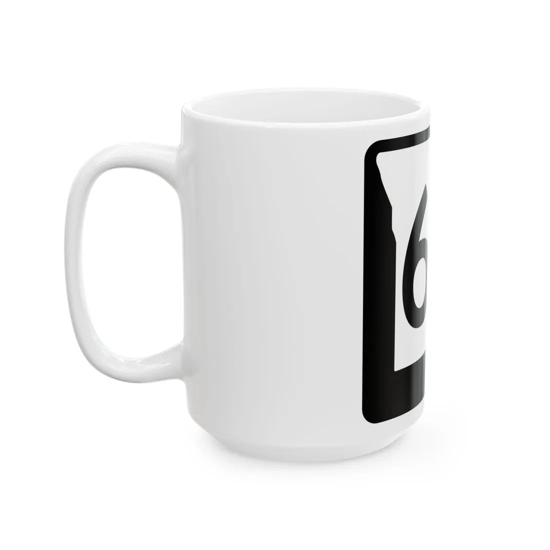 MO-64 (Missouri) (Road Sign) White Coffee Mug - Go Mug Yourself