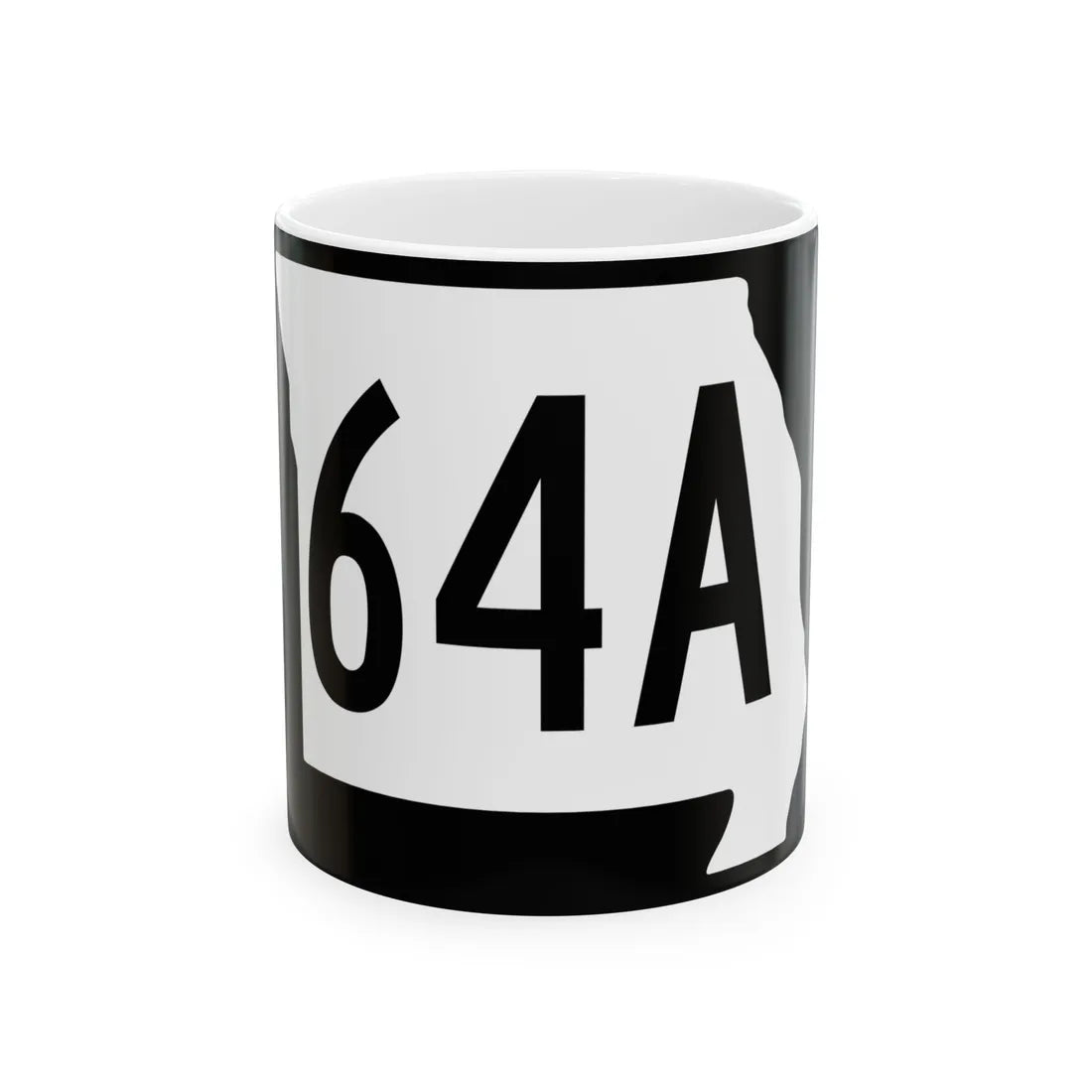 MO-64A (Missouri) (Road Sign) White Coffee Mug 11oz - Go Mug Yourself