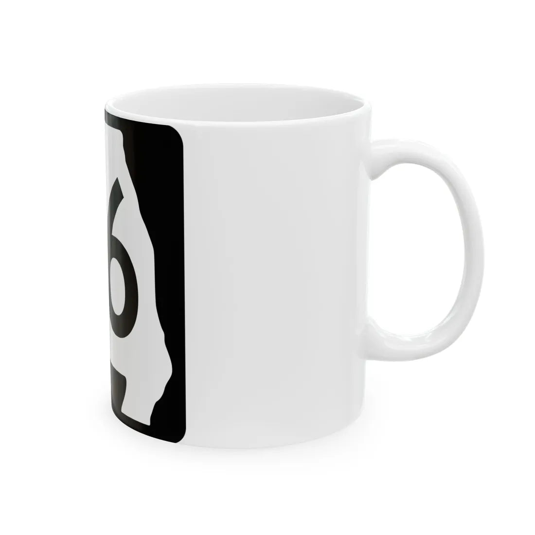 MO-66 (Missouri) (Road Sign) White Coffee Mug - Go Mug Yourself