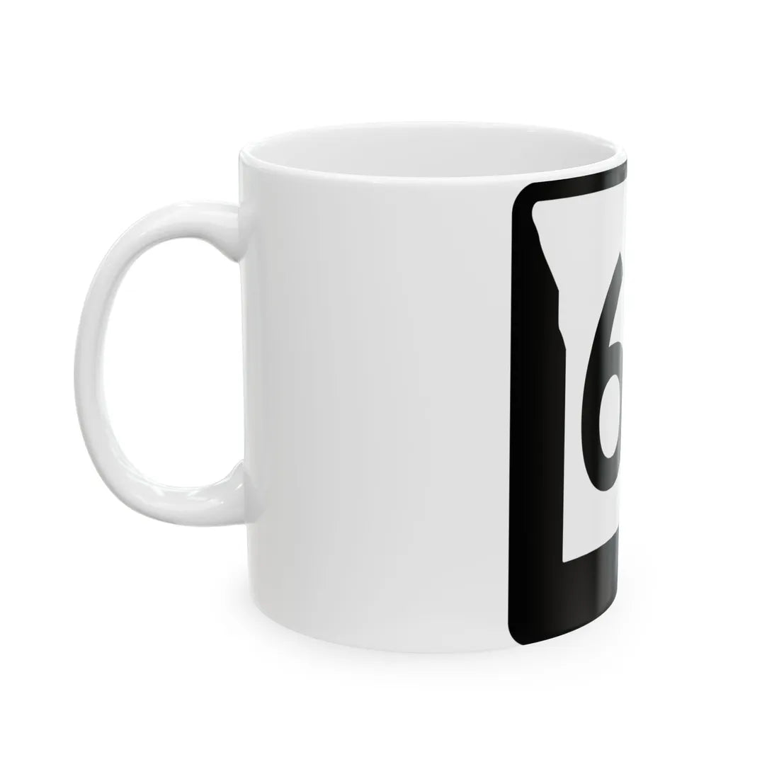 MO-68 (Missouri) (Road Sign) White Coffee Mug - Go Mug Yourself