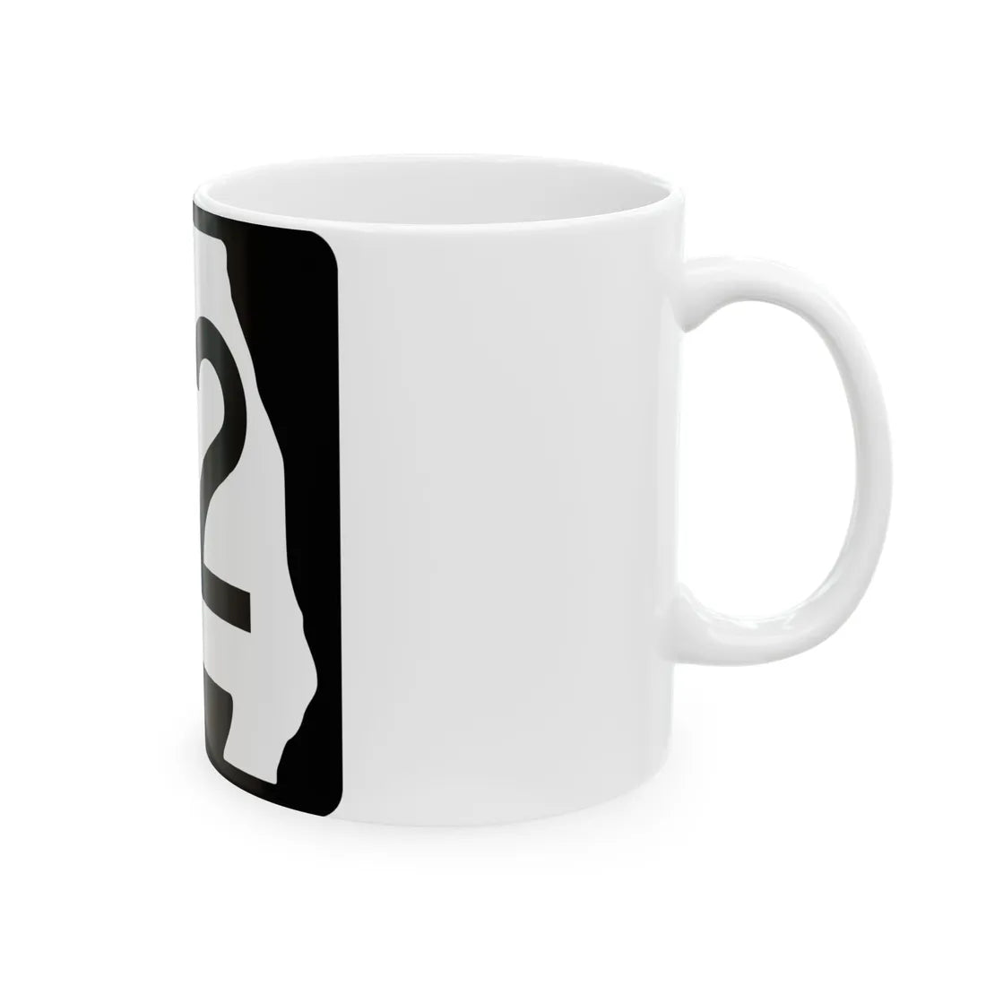 MO-72 (Missouri) (Road Sign) White Coffee Mug - Go Mug Yourself