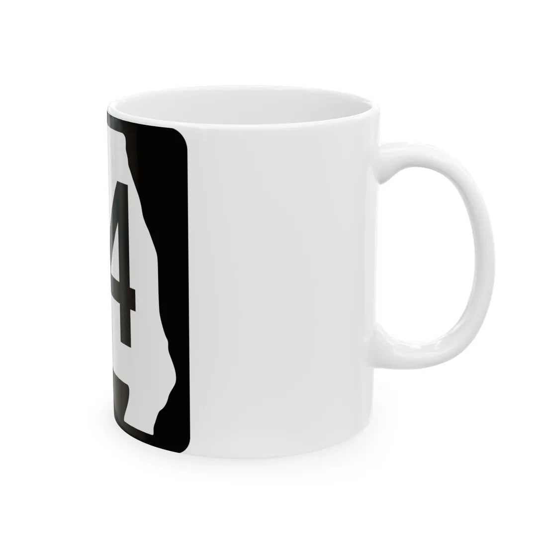 MO-74 (Missouri) (Road Sign) White Coffee Mug - Go Mug Yourself