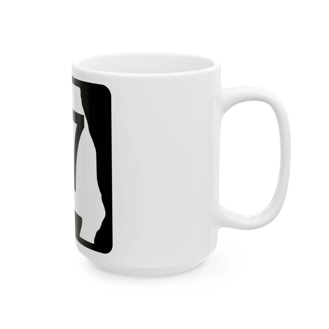 MO-77 (Missouri) (Road Sign) White Coffee Mug - Go Mug Yourself