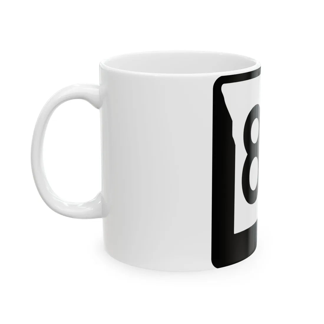 MO-83 (Missouri) (Road Sign) White Coffee Mug - Go Mug Yourself