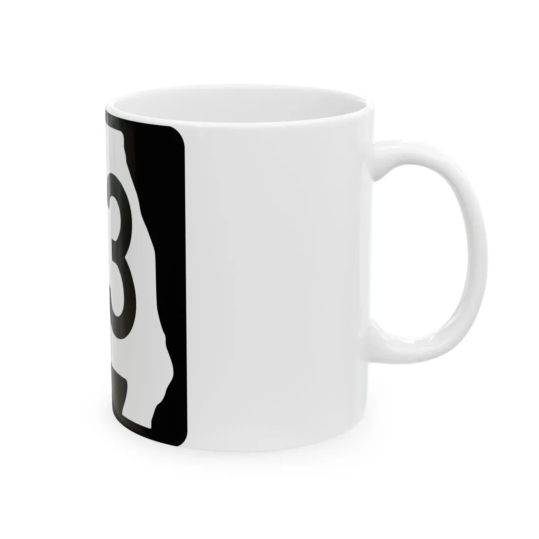 MO-83 (Missouri) (Road Sign) White Coffee Mug - Go Mug Yourself