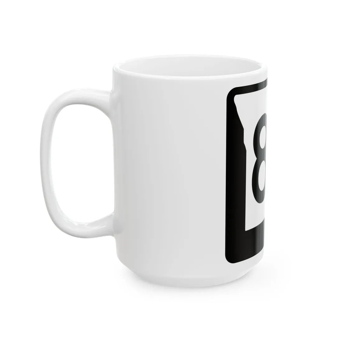 MO-87 (Missouri) (Road Sign) White Coffee Mug - Go Mug Yourself
