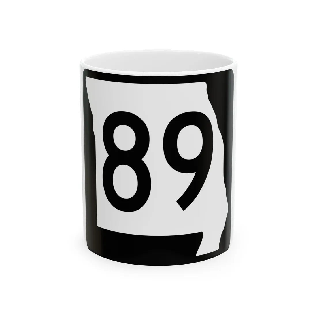 MO-89 (Missouri) (Road Sign) White Coffee Mug 11oz - Go Mug Yourself