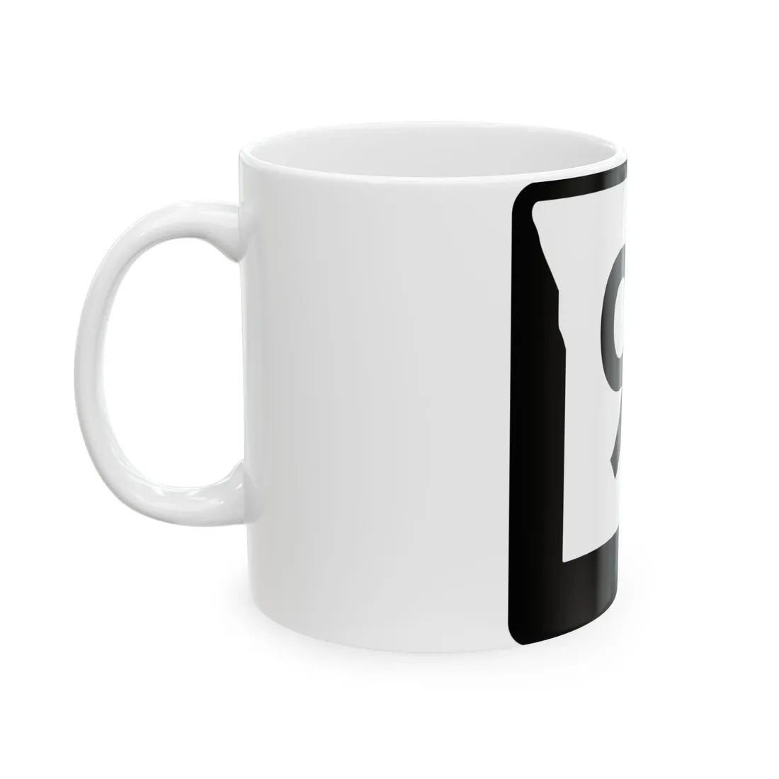 MO-91 (Missouri) (Road Sign) White Coffee Mug - Go Mug Yourself