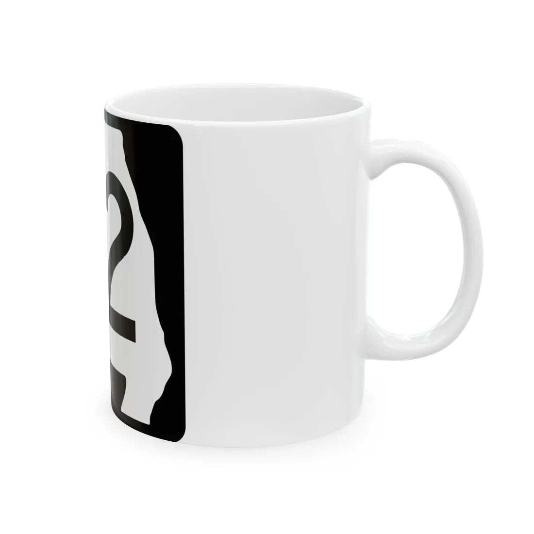 MO-92 (Missouri) (Road Sign) White Coffee Mug - Go Mug Yourself