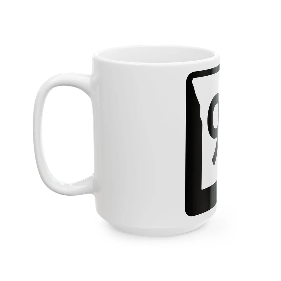 MO-97 (Missouri) (Road Sign) White Coffee Mug - Go Mug Yourself