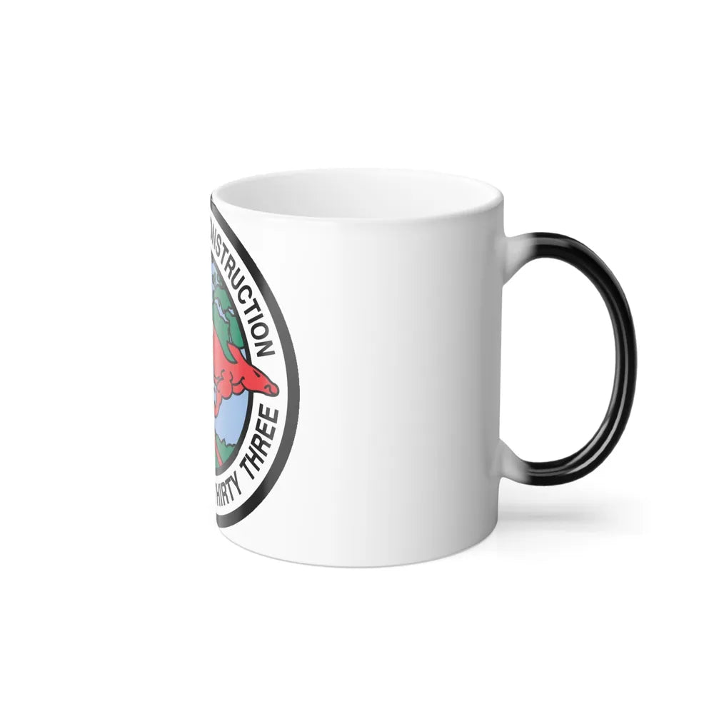 Mobile Construction Bn 133 NMCB 133 Seabee (U.S. Navy) Color Changing Mug 11oz-Go Mug Yourself