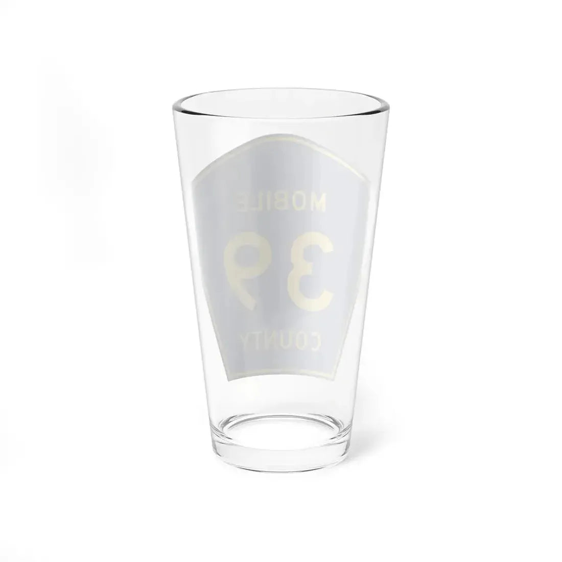 Mobile County Route 39 AL (Alabama) (Road Sign) Pint Glss 16oz - Go Mug Yourself