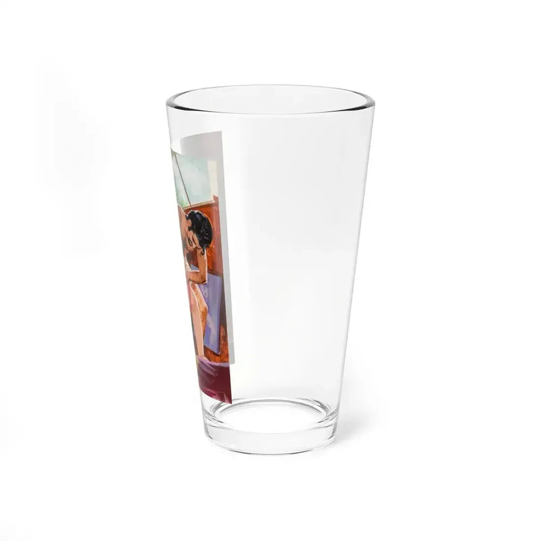 Model for Mauling, Greenleaf paperback cover, 1972 - Pint Glass 16oz - Go Mug Yourself