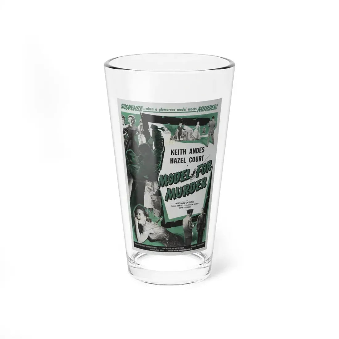 MODEL FOR MURDER 1959 Movie Poster - Pint Glass 16oz 16oz - Go Mug Yourself