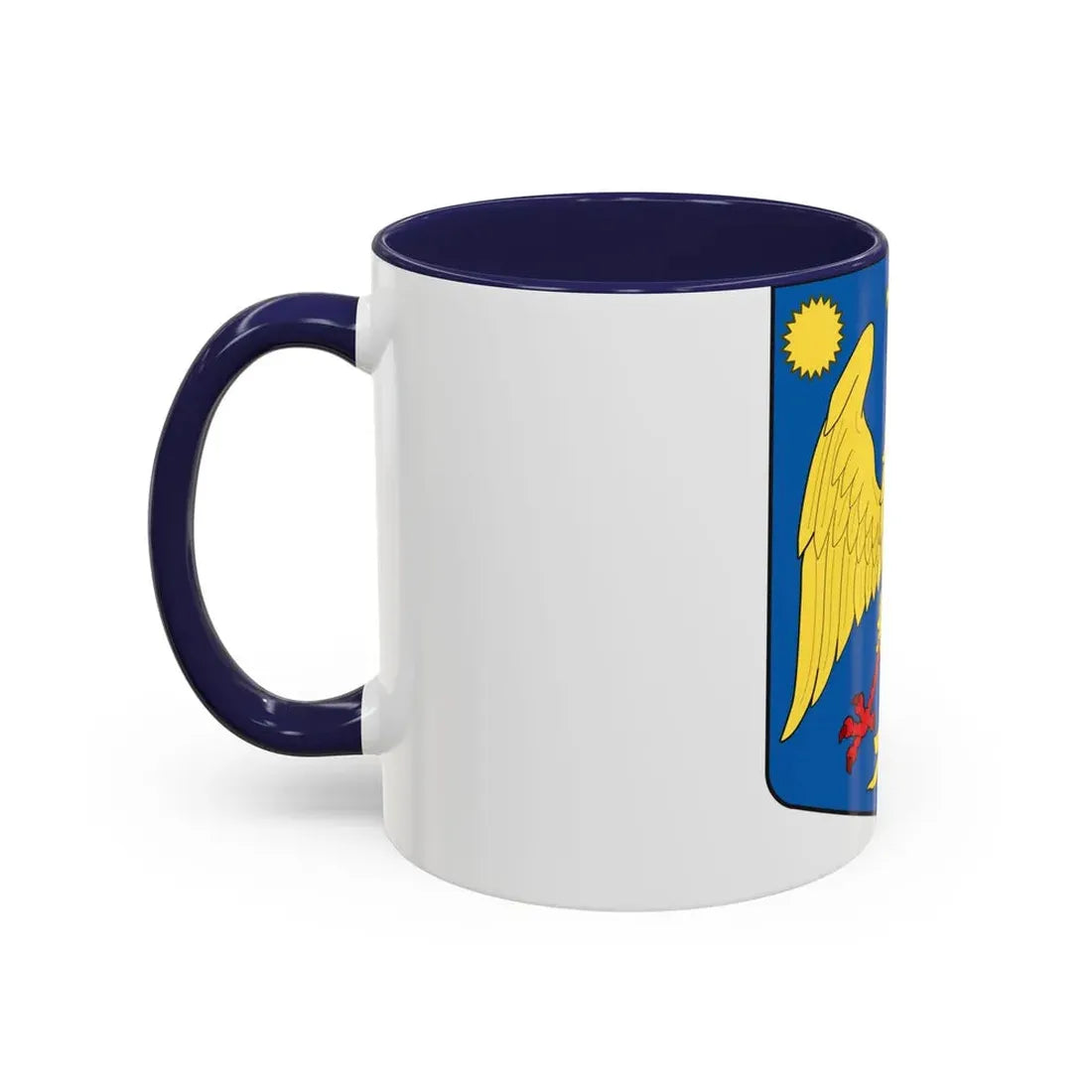 Modern coat of arms of Wallachia - Accent Coffee Mug - Go Mug Yourself