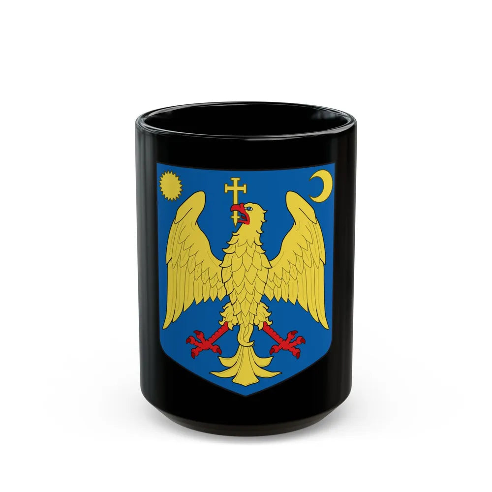Modern coat of arms of Wallachia - Black Coffee Mug 15oz - Go Mug Yourself
