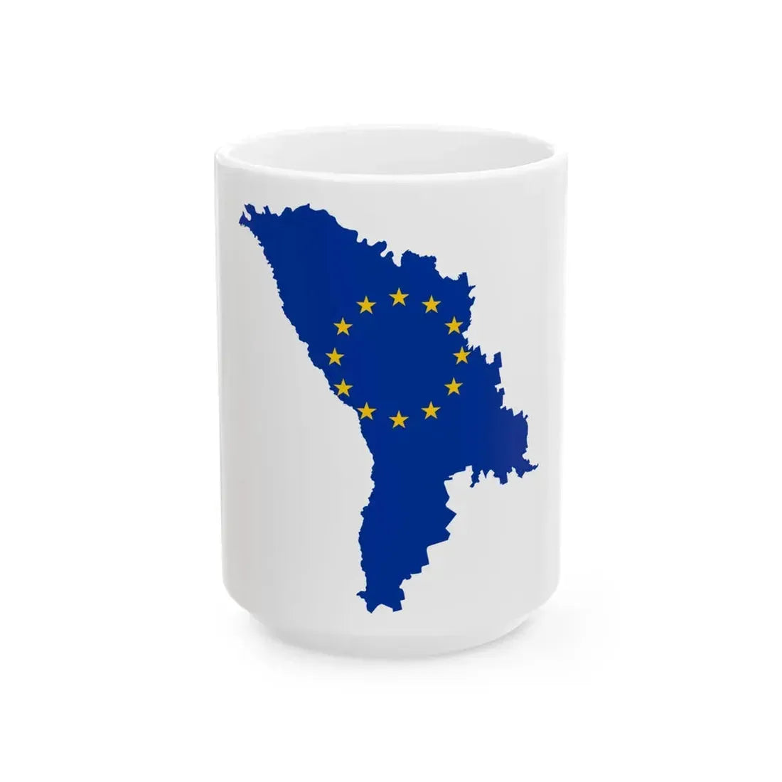 Moldova EU (Moldova) White Coffee Mug 15oz - Go Mug Yourself