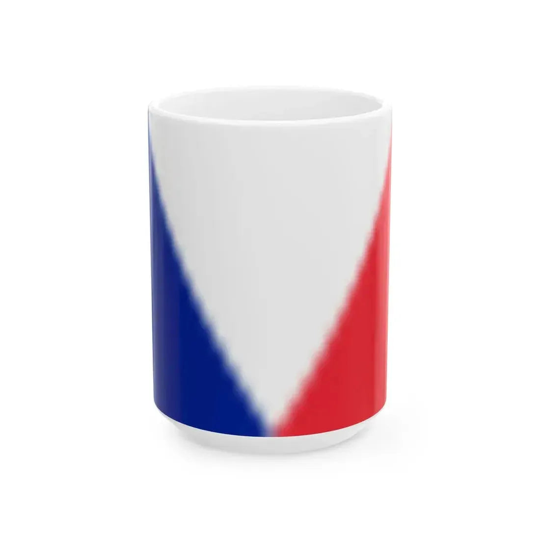 Momignies flag proposal (Belgium) White Coffee Mug 15oz - Go Mug Yourself