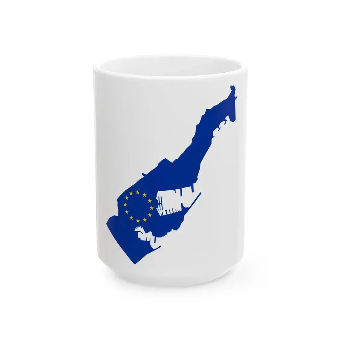 Monaco EU (Monaco) White Coffee Mug 15oz - Go Mug Yourself