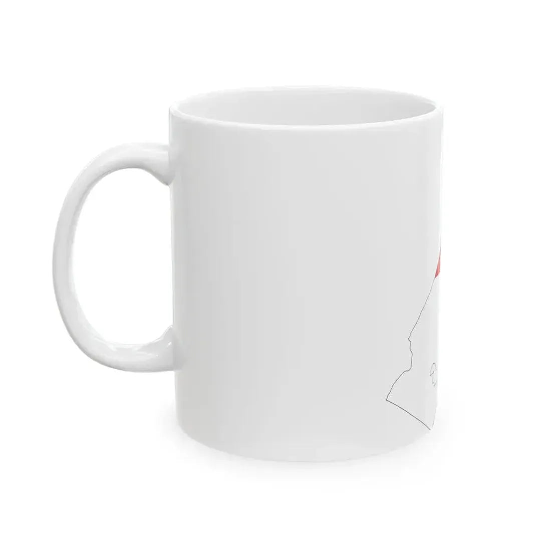 Monaco-Flagmap (Monaco) White Coffee Mug - Go Mug Yourself