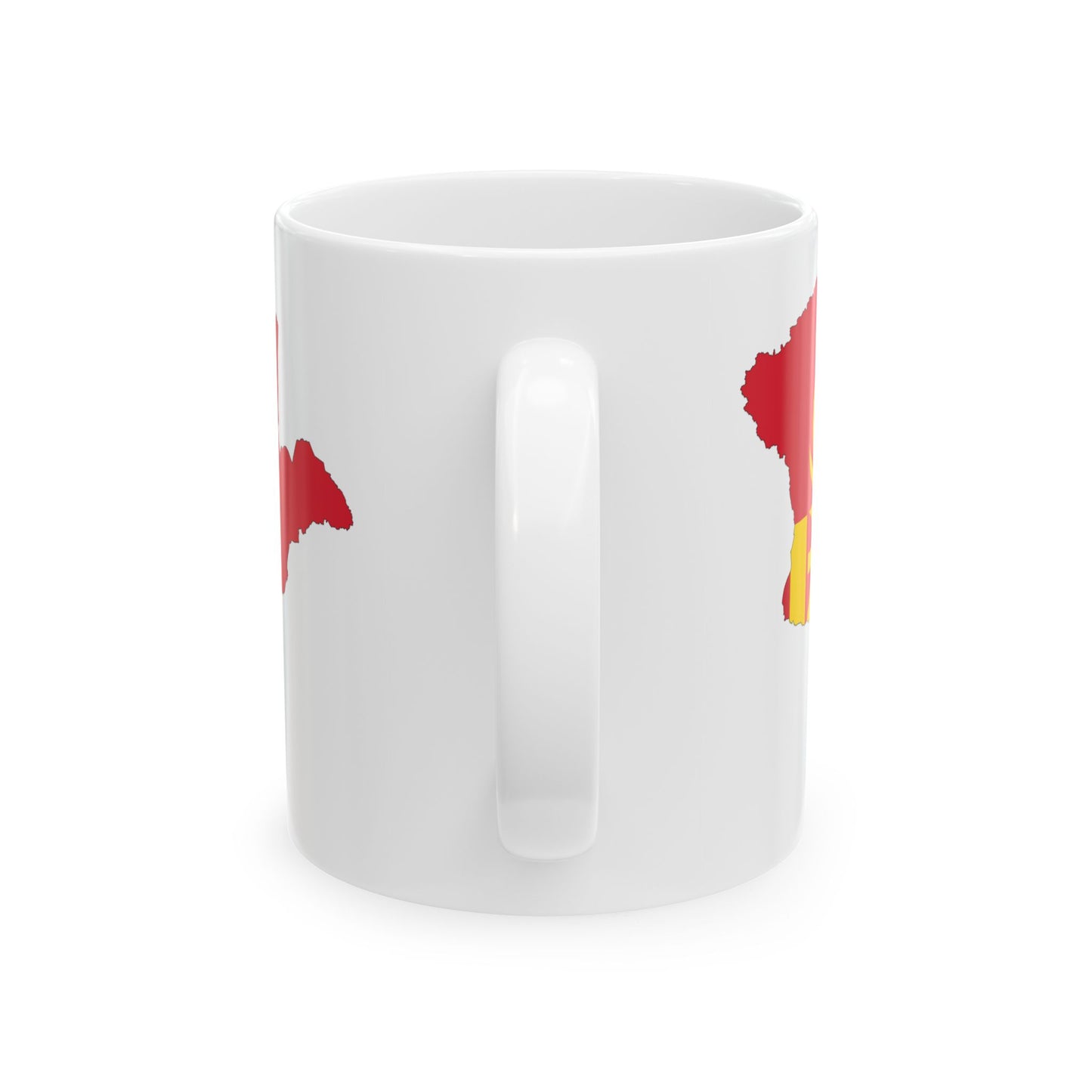 Mongolia-Flagmap (Mongolia) White Coffee Mug-Go Mug Yourself