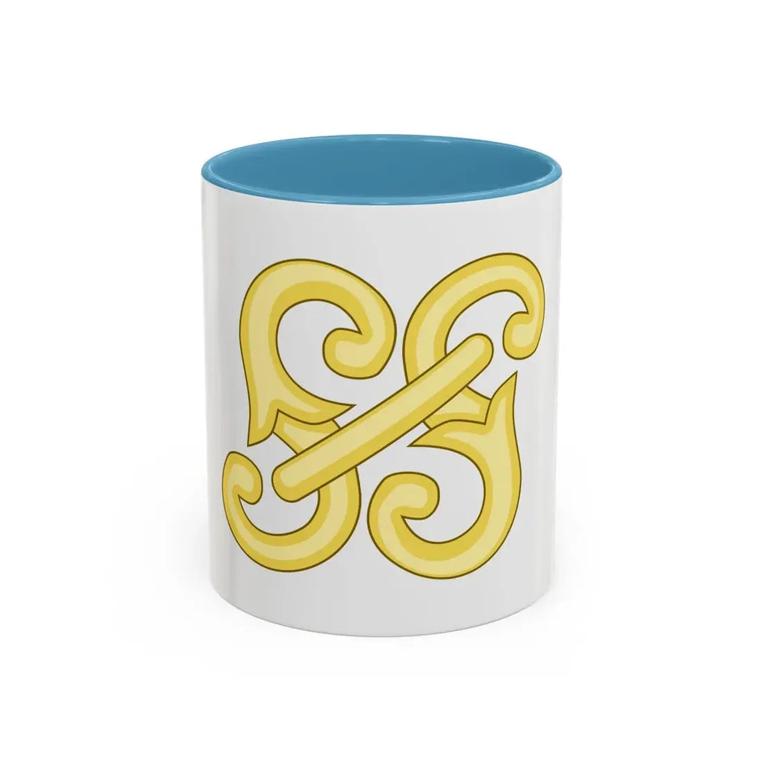 Monogram SS Badge of Henry IV - Accent Coffee Mug 11oz Light Blue - Go Mug Yourself