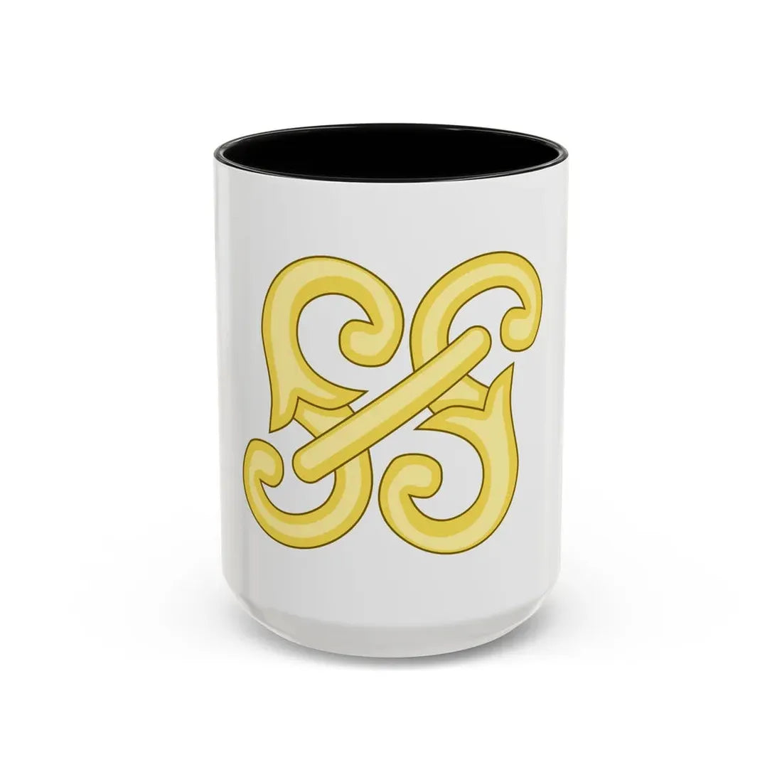 Monogram SS Badge of Henry IV - Accent Coffee Mug 15oz Black - Go Mug Yourself