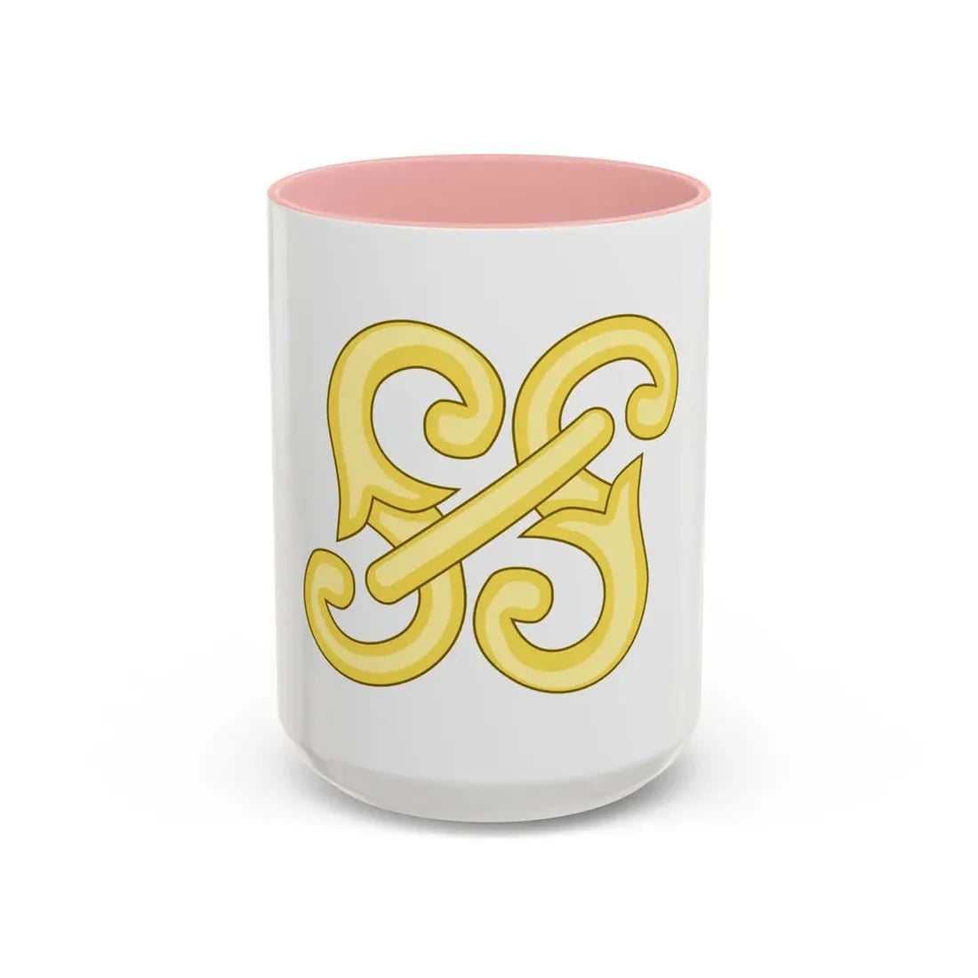 Monogram SS Badge of Henry IV - Accent Coffee Mug 15oz Pink - Go Mug Yourself