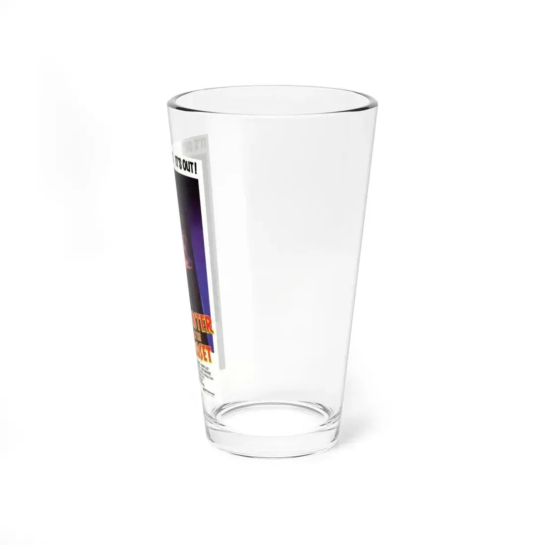 MONSTER IN THE CLOSET 1986 Movie Poster - Pint Glass 16oz - Go Mug Yourself