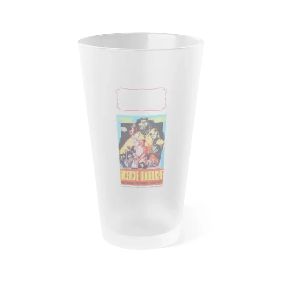 MONSTER ON THE CAMPUS (4) 1958 Movie Poster - Frosted Pint Glass 16oz 16oz Frosted - Go Mug Yourself